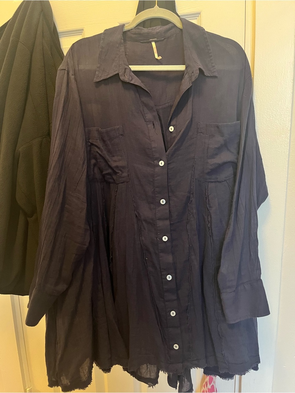 Free People Flowy Button Down